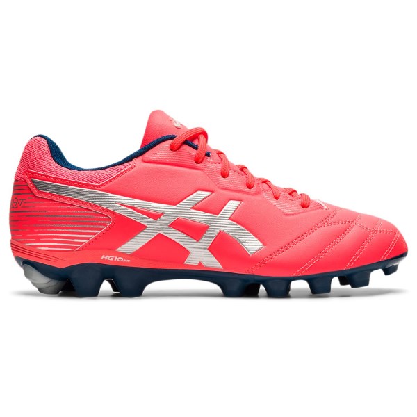 Asics DS Light JR GS - Kids Football Boots - Flash Coral/Pure Silver
