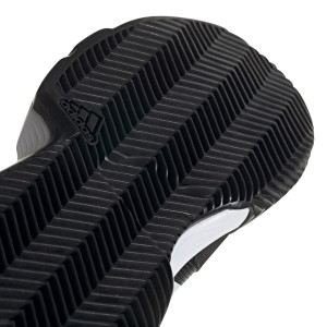 Adidas CourtJam XJ - Kids Tennis Shoes - Core Black/Footwear White/Hi-Res Coral