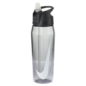 Nike TR Hypercharge Straw BPA Free Sport Water Bottle - 946ml - Anthracite/Cool Grey/White