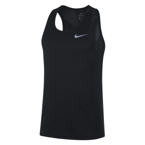 Nike Dri-Fit Breathe Mens Running Tank Top - Black