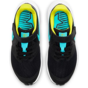 Nike Star Runner 2 PSV - Kids Running Shoes - Black/Chlorine Blue/High Voltage/White