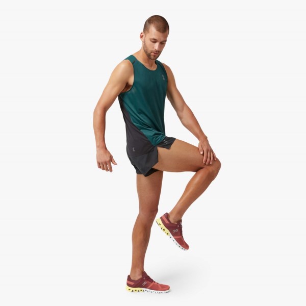 On Running Mens Race Shorts - Black