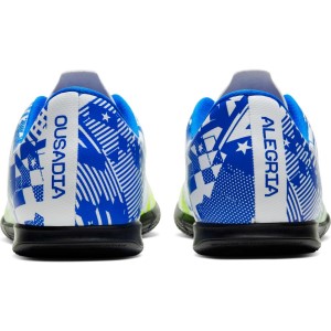 Nike Vapor 13 Club NJR IC - Kids Indoor Soccer Shoes - White/Racer Blue/Volt/Black