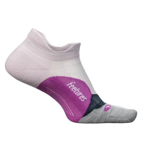 Feetures Elite Light Cushion No Show Tab Running Socks - Virtual Lilac