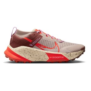 Nike ZoomX Zegama - Mens Trail Running Shoes - Diffused Taupe/Picante Red/Dark Pony