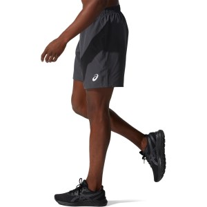 Asics Silver 7 Inch Mens Running Shorts - Graphite Grey