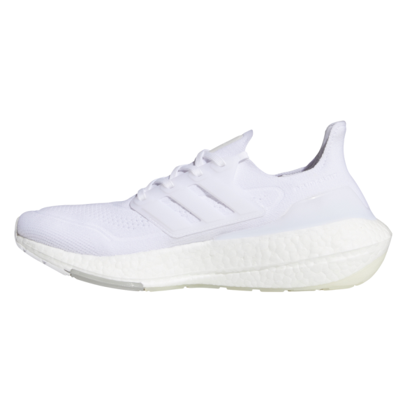 Adidas UltraBoost 21 - Mens Running Shoes - White/Grey