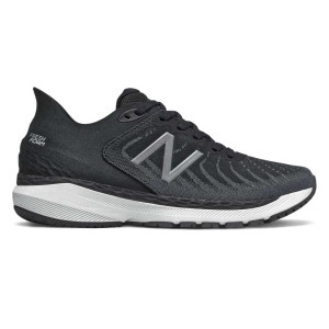 New Balance Fresh Foam 860v11 - Womens Running Shoes - Black/White/Lead