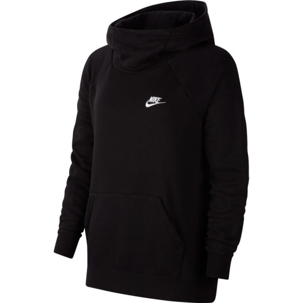 Nike Sportswear Essential Fleece Funnel-Neck Womens Hoodie - Black