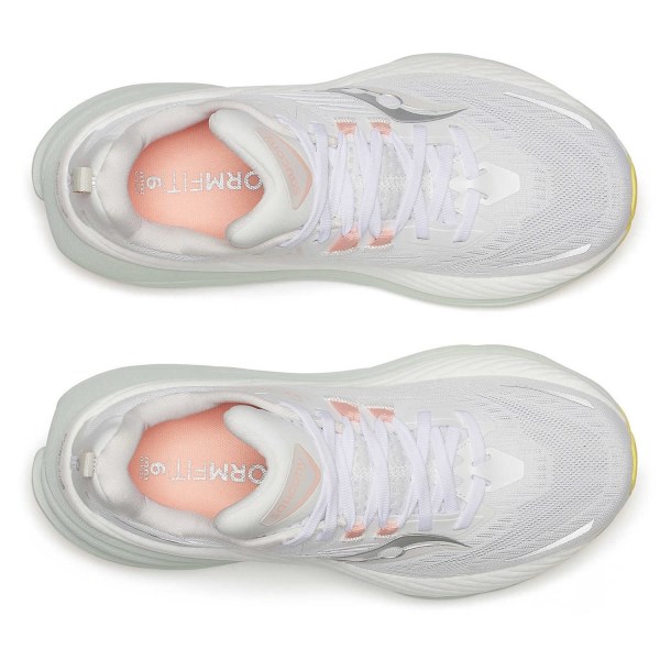 Saucony Hurricane 24 - Womens Running Shoes - White/Foam