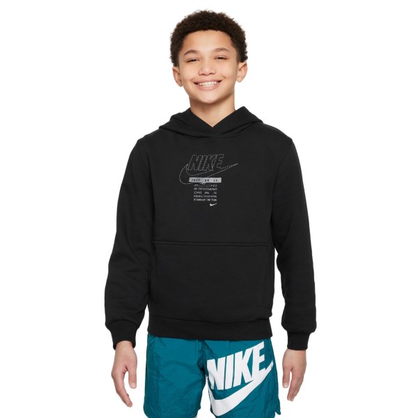 Nike Sportswear Club Kids Hoodie - Black/Smoke Grey