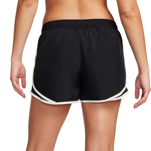 Nike One Tempo Womens Running Shorts - Black/Pale Ivory/Reflective Silver