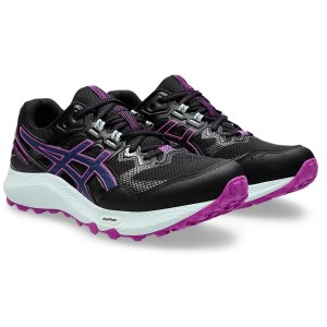 Asics Gel Sonoma 7 - Womens Trail Running Shoes - Black/Blue Expanse