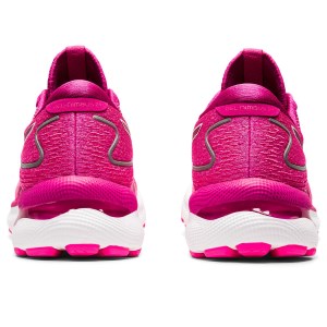 Asics Gel Nimbus 24 - Womens Running Shoes - Fuschia Red/White