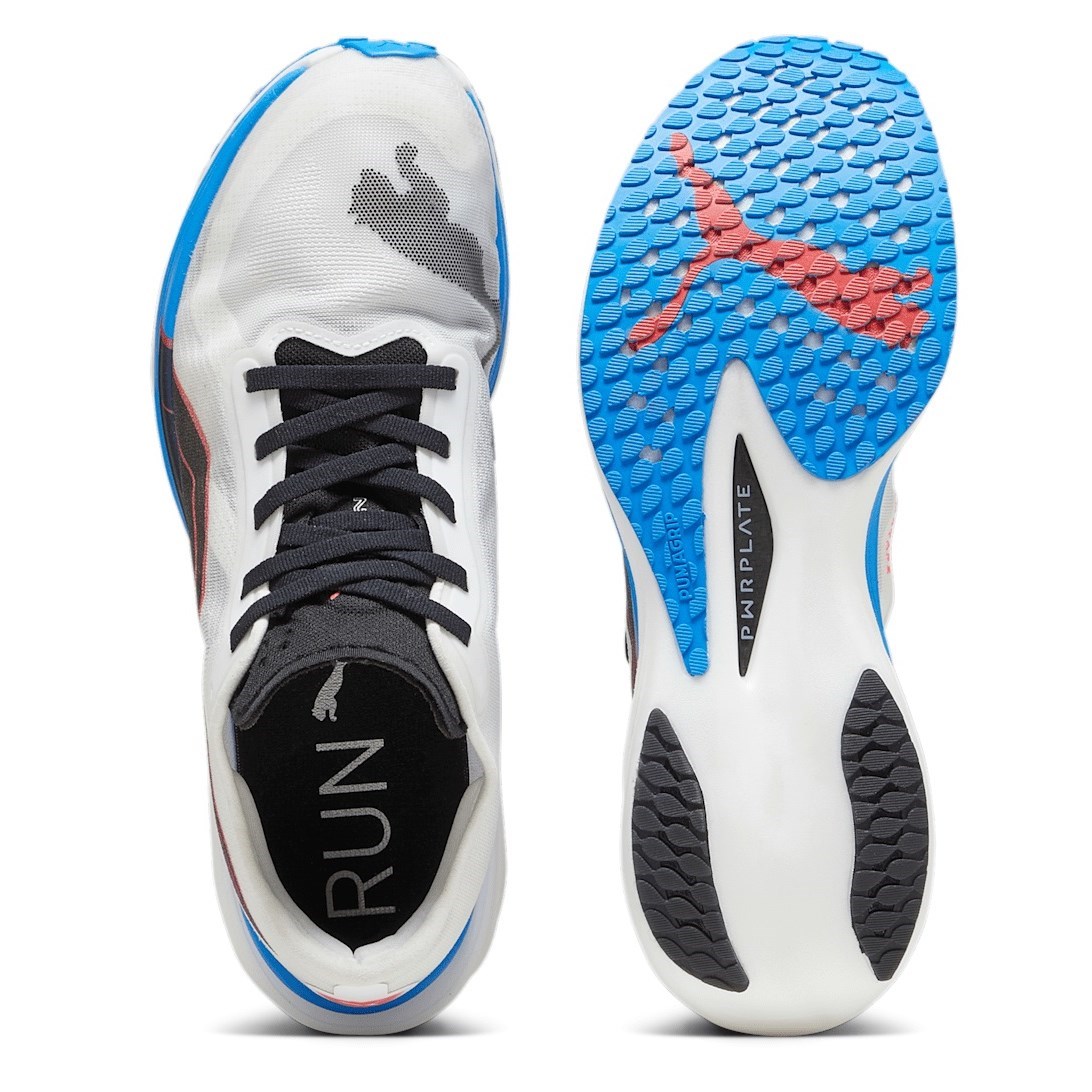 Puma Deviate Nitro Elite 2 - Mens Running Shoes - White/Ultra Blue/Fire ...