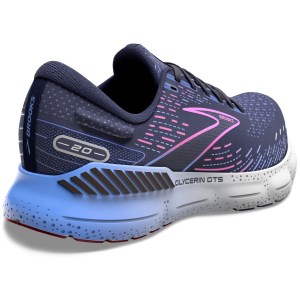 Brooks Glycerin GTS 20 - Womens Running Shoes - Peacoat/Blue/Pink