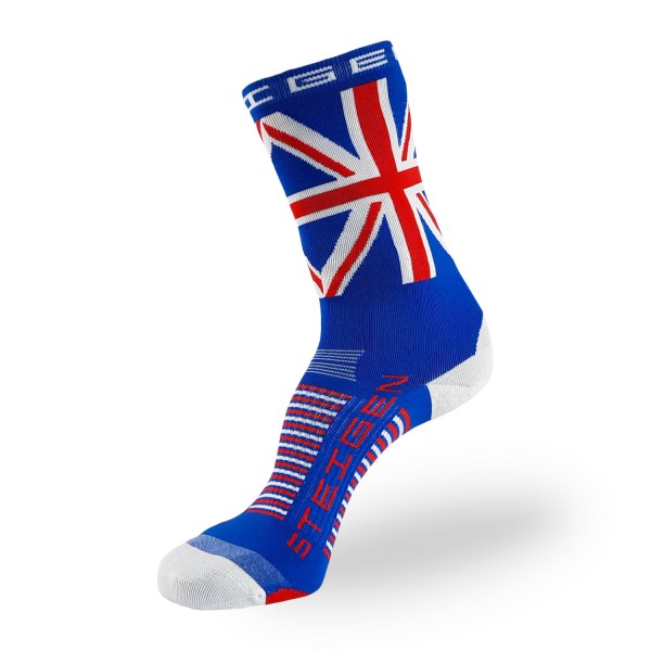 Steigen Three Quarter Length Running Socks - Union Jack