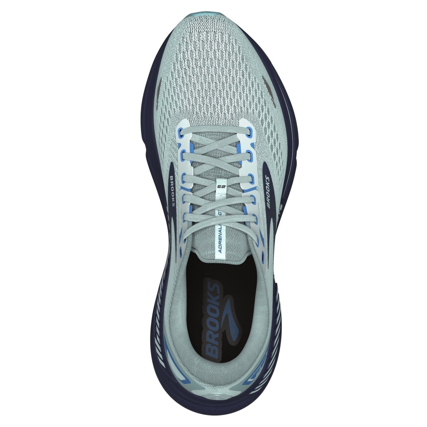 Brooks Adrenaline GTS 23 - Womens Running Shoes - Blue Glass/Nile Blue ...