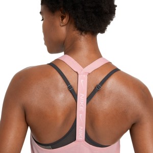Nike Dri-Fit Elastika Womens Training Tank Top - Pink Glaze/Heather White