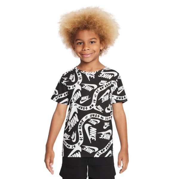 Nike Brandmark Kids Boys T-Shirt - Black