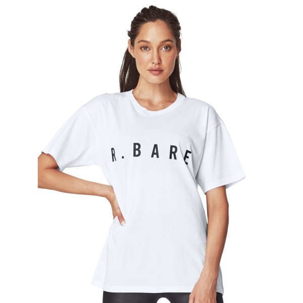 Running Bare Hollywood 90s Womens T-Shirt - White