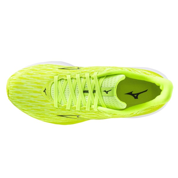 Mizuno Wave Rider 28 - Mens Running Shoes - Mizuno Neo Lime/Black/Acid Lime