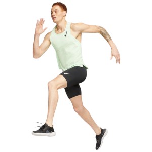 Nike AeroSwift Mens Running Half Tights - Black/White