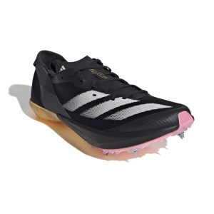 Adidas Adizero Ambition - Unisex Track Running Spikes - Core Black/Zero Metallic/Spark