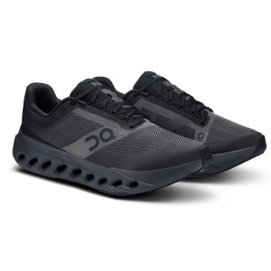 On Cloudsurfer Next - Womens Running Shoes - Black/Eclipse