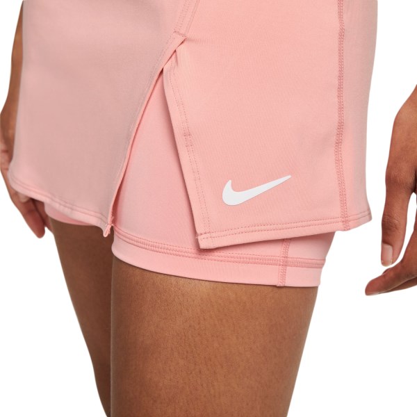 Nike Court Dri-Fit Victory Womens Tennis Skirt - Bleached Coral/White