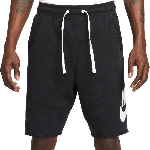 Nike Club Alumni French Terry Mens Shorts - Black/White/White