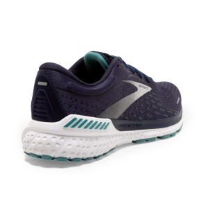 Brooks Adrenaline GTS 21 - Womens Running Shoes - Peacoat/Teal/Silver