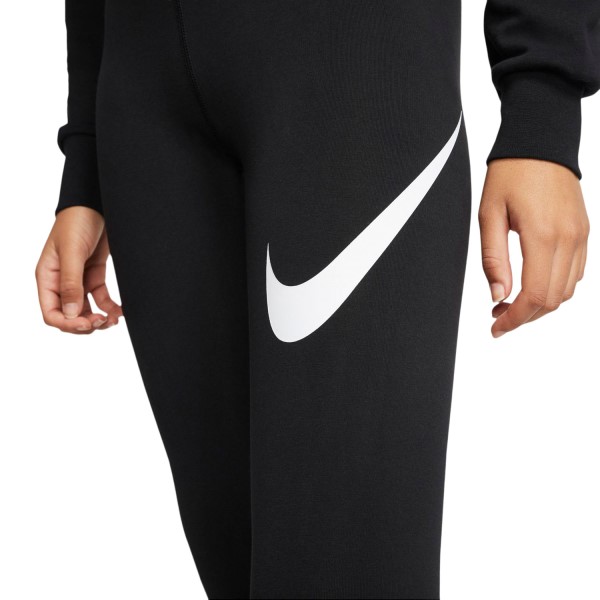 Nike Sportswear Leg-A-See Swoosh Womens Leggings - Black/White