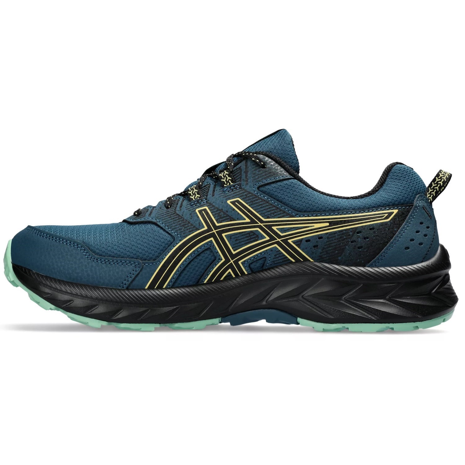 Asics Gel Venture 9 - Mens Trail Running Shoes - Magnetic Blue/Black ...