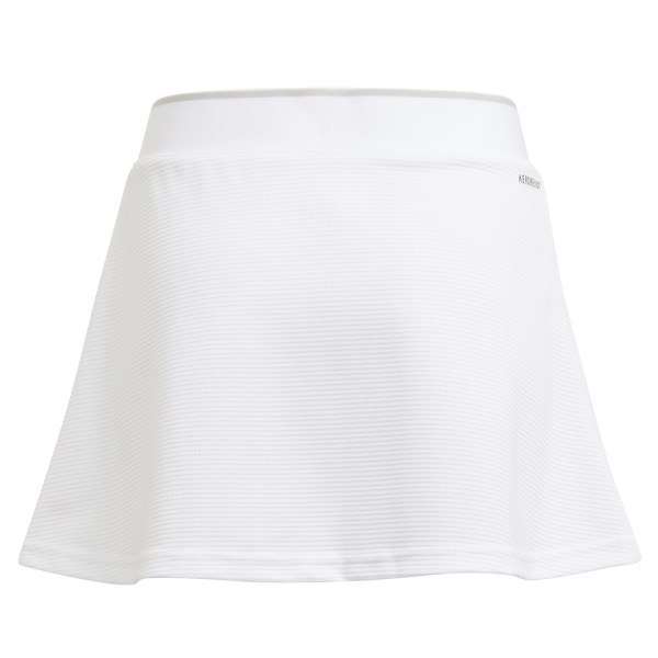 Adidas Club Kids Girls Tennis Skirt - White/Grey