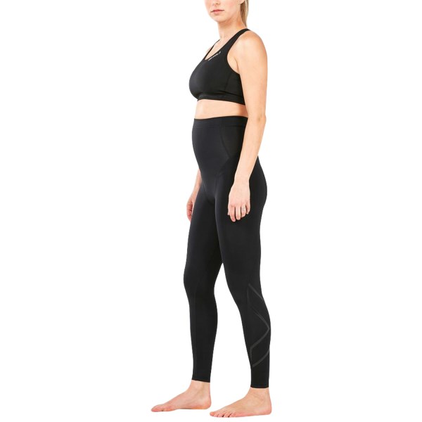 2XU Postnatal Active Womens Compression Tights - Black/Nero