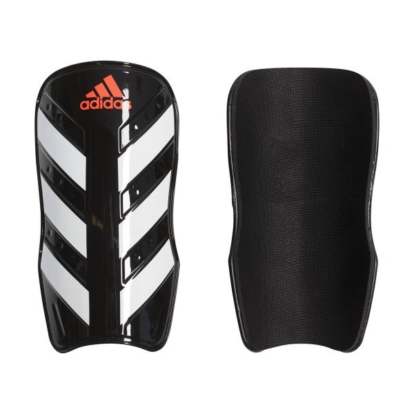Adidas Everlesto Soccer Shin Guards - Black/White/Solar Red