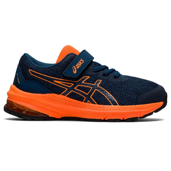 Asics GT-1000 11 PS - Kids Running Shoes - French Blue/Orange