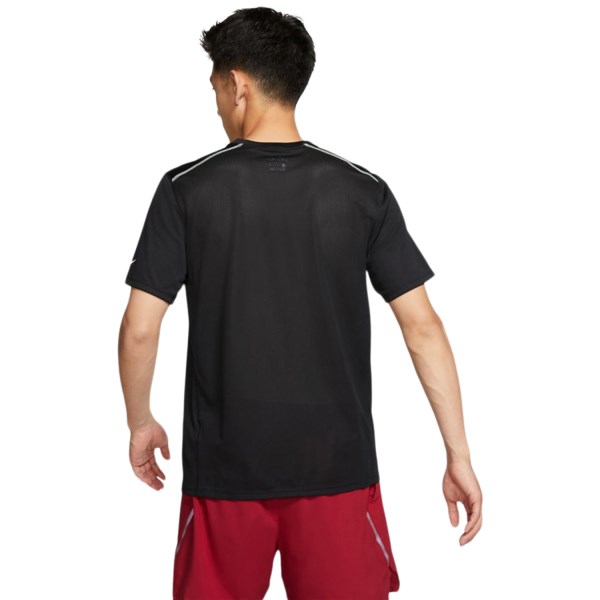 Nike Dri-Fit Breathe Mens Running T-Shirt - Black