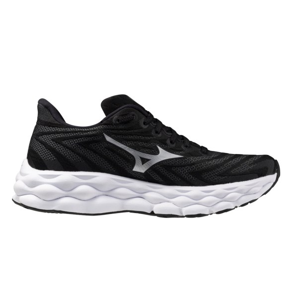 Mizuno Wave Sky 8 - Womens Running Shoes - Black/Silver/White