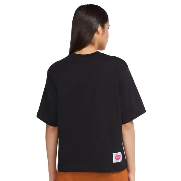 Nike Sportswear Icon Clash Boxy Womens T-Shirt - Black/Grey