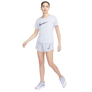 Nike Dri-Fit One Womens Running T-Shirt - Oxygen Purple