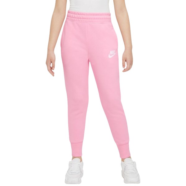 Nike Sportswear Club French Terry Kids Girls Track Pants - Medium Soft Pink/White
