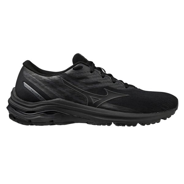 Mizuno Wave Equate 7 - Womens Running Shoes - Black/Metallic Gray
