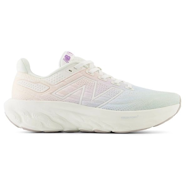 New Balance Fresh Foam X 1080v13 - Womens Running Shoes - Sea Salt/Purple Fade/Quarry Blue