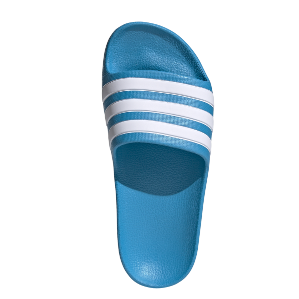 Adidas Adilette Aqua - Kids Slides - Solar Blue/White