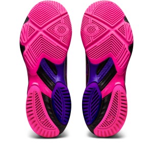Asics Netburner Ballistic FF 3 - Womens Netball Shoes - Black/Pink Glo