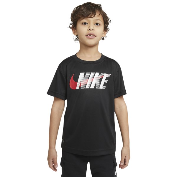 Nike Graphic Kids Short Sleeve T-Shirt - Black