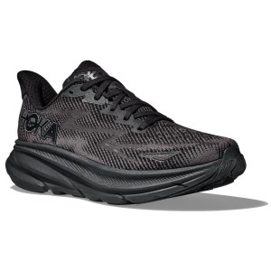 Hoka Clifton 9 - Womens Running Shoes - Black/Black
