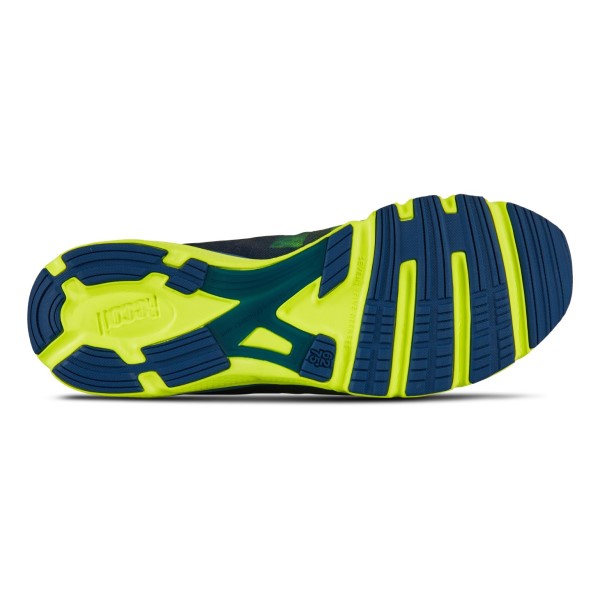 Salming Enroute 2 - Mens Running Shoes - Safety Yellow/Poseidon Blue